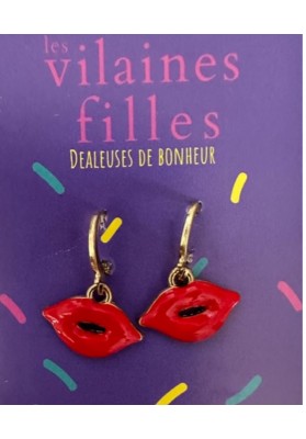 Boucles d'oreilles Lipstick