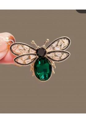 Broche Mouche strass